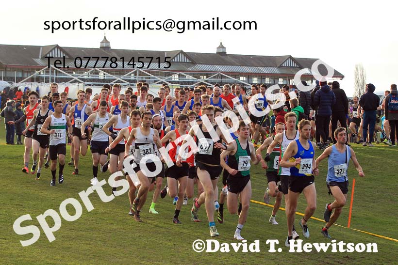 Senior mens 2022 Northern Cross Country Champs., Pontefract. Photo: David T. Hewitson/Sports for All Pics